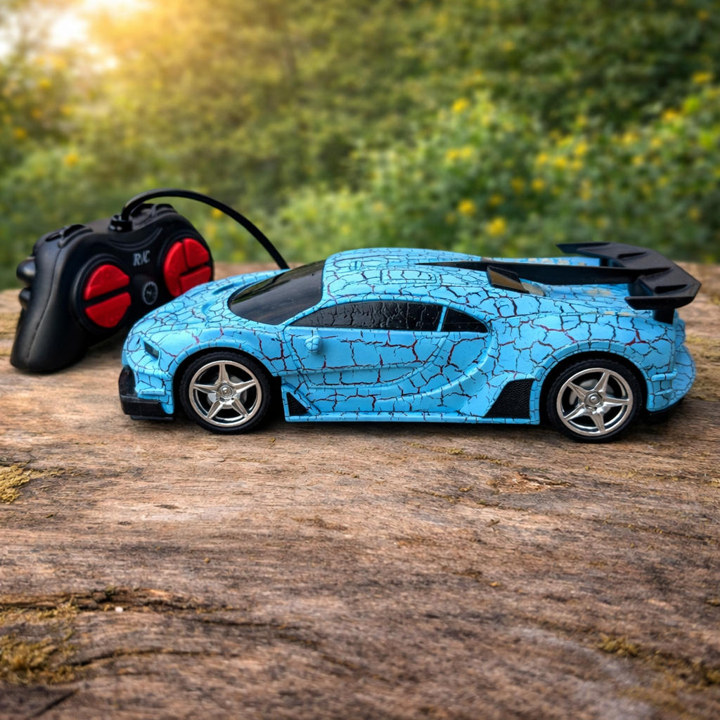Super Racing RC Car for Kids 8+ | Remote Control Sports Car Toy with Crack Design | Full Function RC Car with Controller