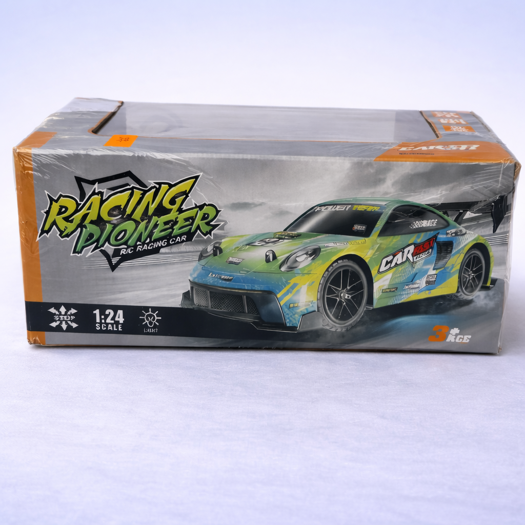 1:24 Scale RC Racing Car – Multicolor High-Speed Remote Control Sports Car with Controller | Racing Edition