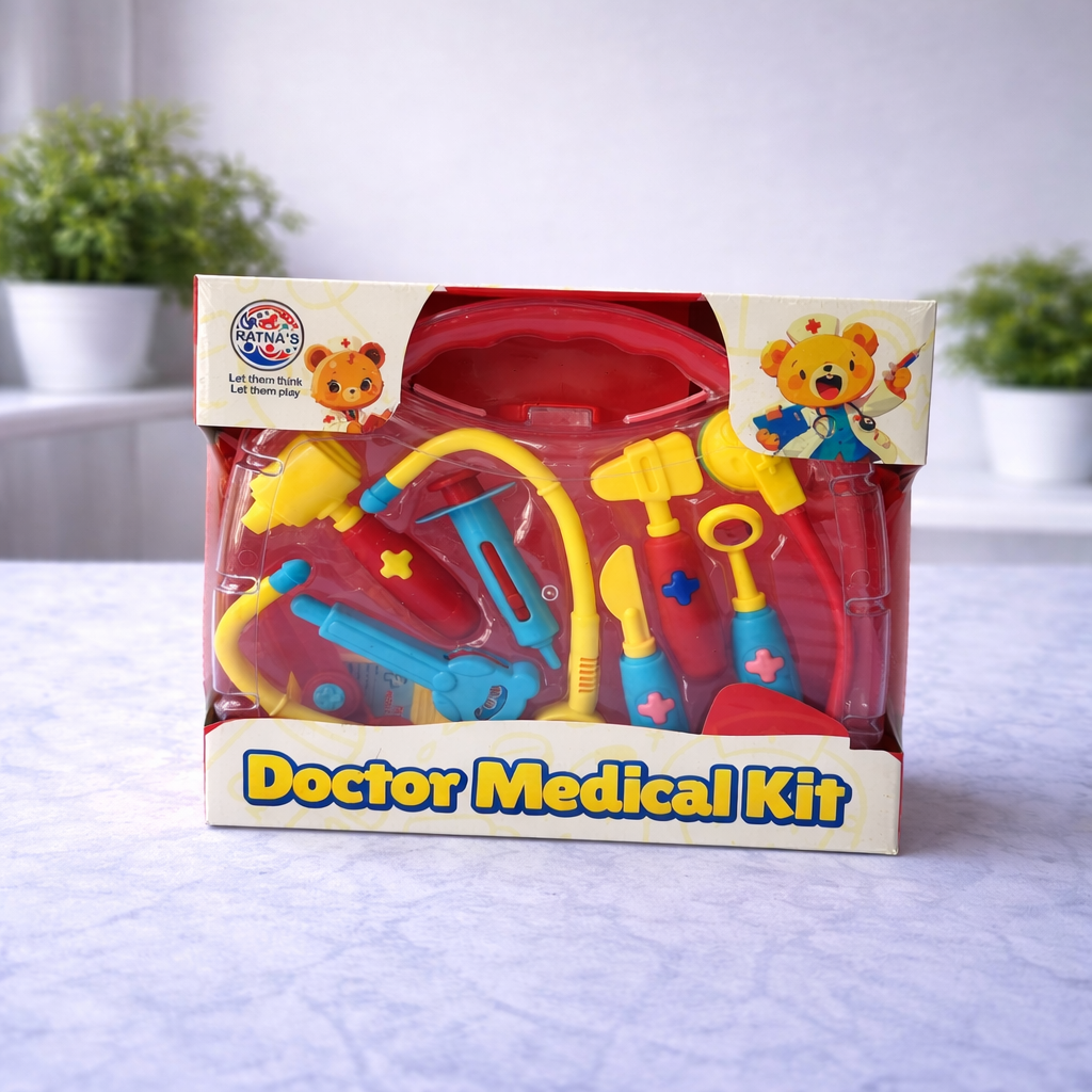 Kids Doctor Medical Kit Toy Set with Stethoscope & Tools | Pretend Play Doctor Set for Boys & Girls (Ages 2+)