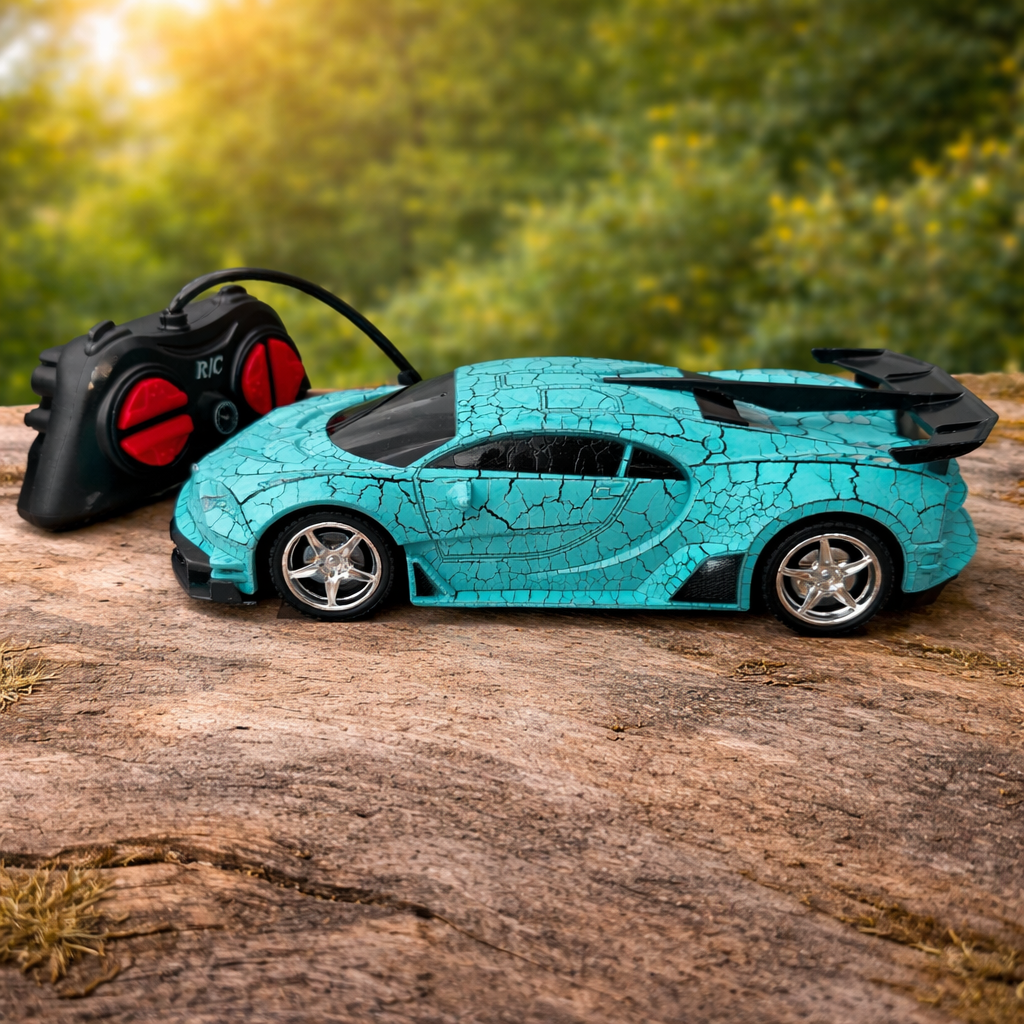 Super Racing RC Car for Kids 8+ | Remote Control Sports Car Toy with Crack Design | Full Function RC Car with Controller